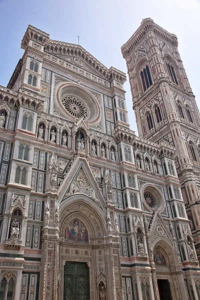 stock image Duomo Cathedral Facade Florence Italy