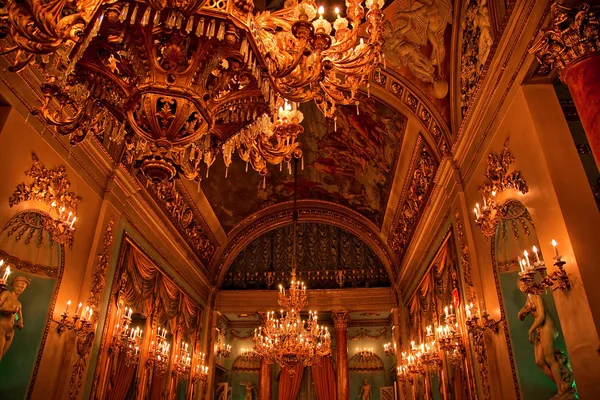 Palác Medici uvnitř koule místnost florence Itálie — Stock fotografie