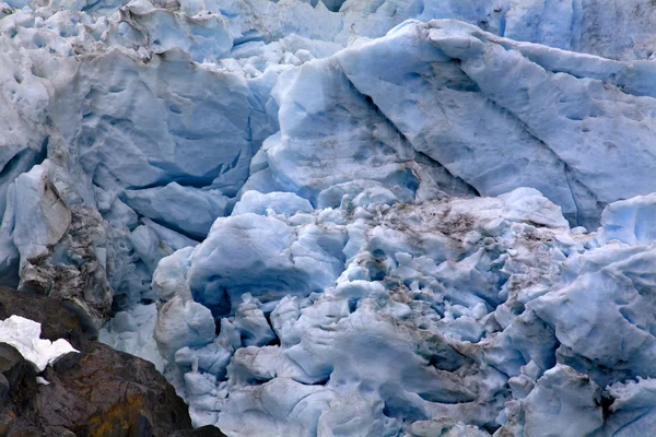 Portage-Gletscher-abstrakt-alaska — Stockfoto