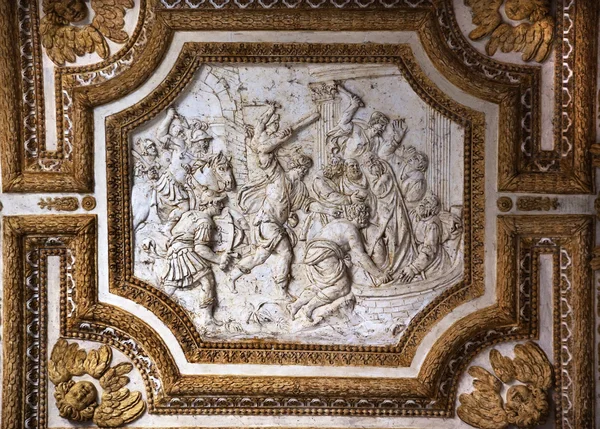 조각 기독교 순 교자 안에 바티칸 천장 이탈리아 로마 — 스톡 사진