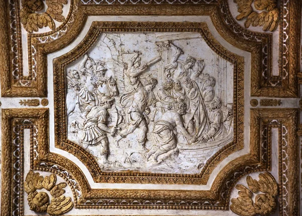 stock image Vatican Ceiling Inside Sculpture Christian Martyrs Rome Italy