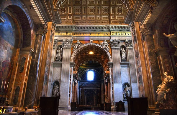 Capela do Vaticano dentro da Basílica de Roma Itália — Fotografia de Stock