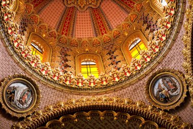 guadalupita kilise kubbe içinde ayrıntıları ile yakından