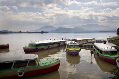 tekne janitizo Adası patzcuaro Gölü Meksika taksi