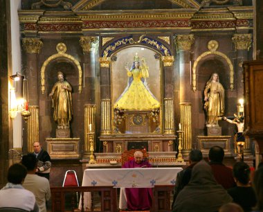 Papaz vaaz kitle el oratoryo kilise san veren miguel Meksika