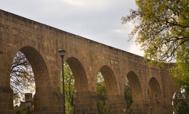 Aquaduct Morelia Mexico clipart