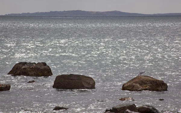 stock image Cuttyhunk Island from Westport Massachusetts Ocean Seagull Rocks