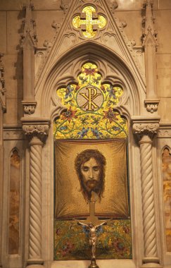 Christ Shrine Crucifix St. Patrick's Cathedral New York City clipart