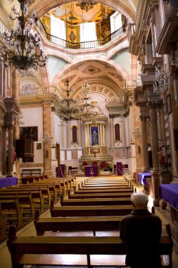 Praying San Diego Church Guanajuato Mexico clipart