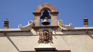 Bell Mexican Symbol Government Building Queretaro Mexico clipart