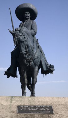 Zapata heykel toluca Meksika