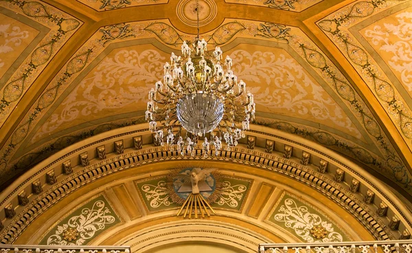 stock image Chandelier Peace Dove Ceiling Basilica Guanajuato Mexico