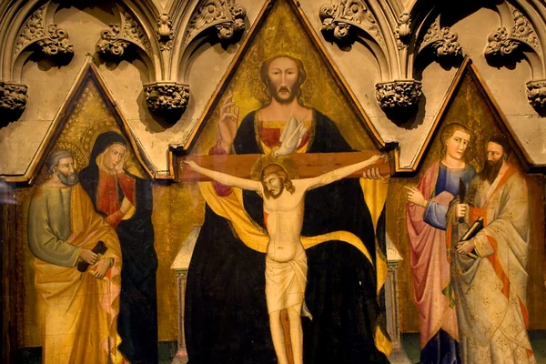 Chrystusa Duch Święty obraz Trójcy Kościół w Nowym Jorku — Zdjęcie stockowe