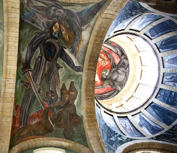 Orozco murale e cupola — Foto Stock