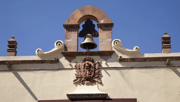 Bell Mexican Symbol Government Building Queretaro Mexico — Stock Photo, Image