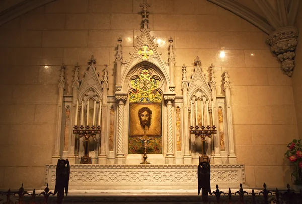 Jesus-schrein st. patrick 's kathedral new york city — Stockfoto
