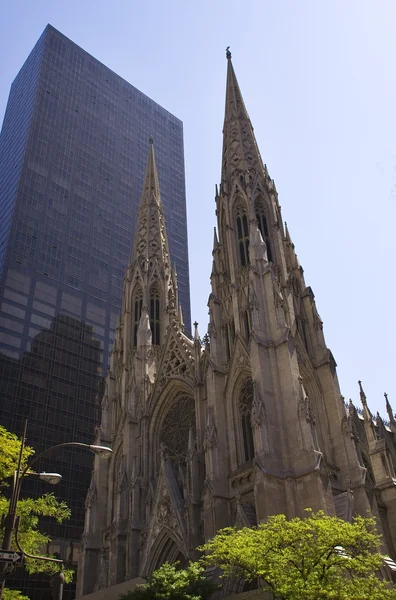 St. Patrick 's Cathedral New York City — стоковое фото