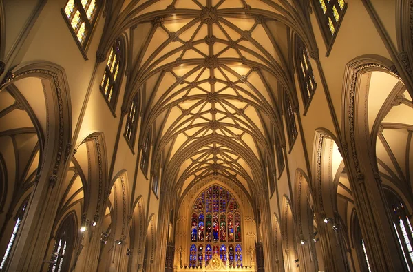 Trinity kilise new york şehir içindeki vitray — Stok fotoğraf