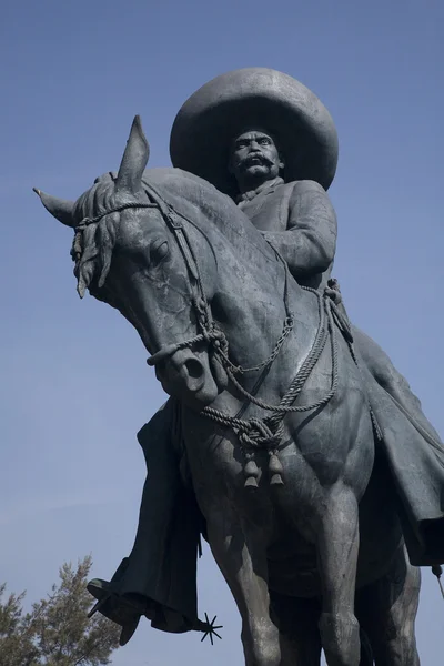 stock image Zapata Statue Toluca Mexico Close Up