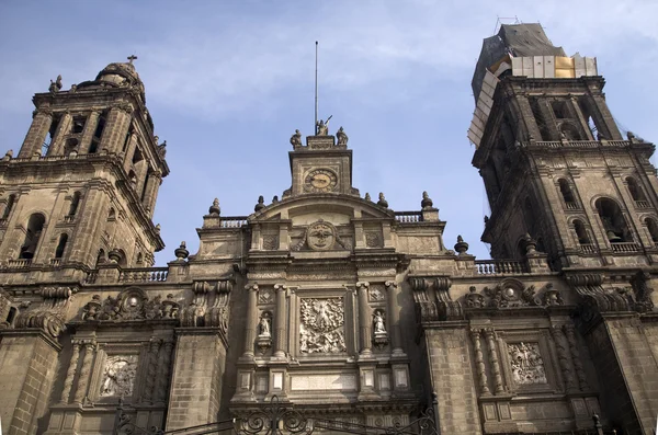 Cathédrale métropolitaine Zocalo Mexico — Photo
