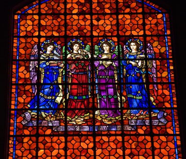 Melekler davul borular vitray mission dolores san francisco c