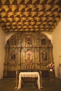 Chapel Interior Mission Dolores Saint Francis de Assis San Franc clipart