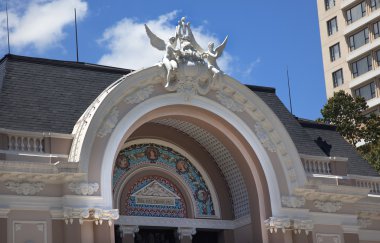 eski opera binası Belediye Tiyatrosu nha şapka thanh pho saigon vietn