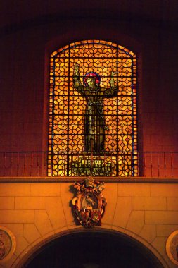 Saint Francis De Assis Stained Glass Mission Dolores San Francis clipart