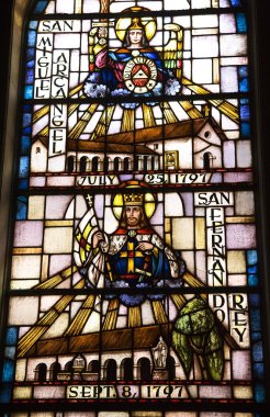 saint Michael san fernando cam vitray mission dolores san fra