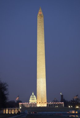 Washington Anıtı bize washington dc akşam sermaye