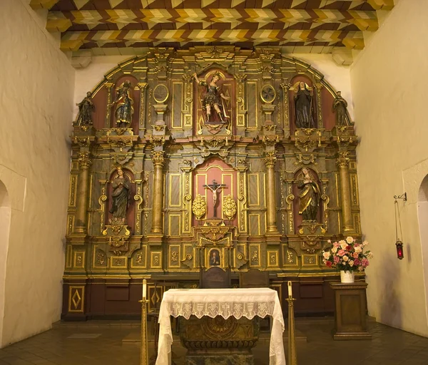 Ołtarza kaplicy misji dolores san francisco Kalifornia — Zdjęcie stockowe