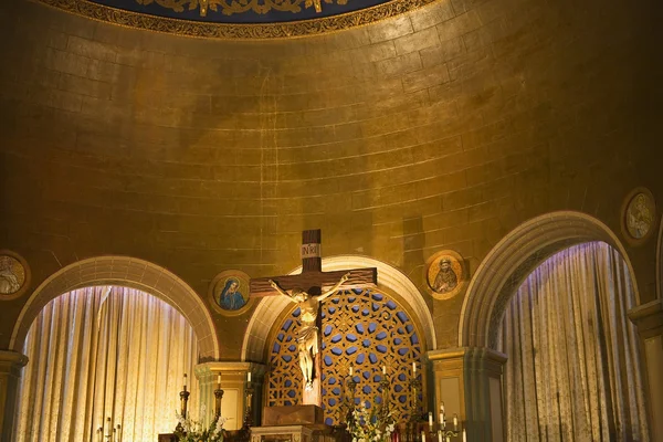 Basilika gekreuzigt Jesuskreuz mission dolores san francisco cal — Stockfoto