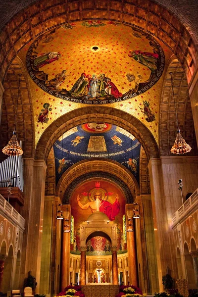 Shrine of Immaculate Conception Inside Washington DC — Stock Photo, Image