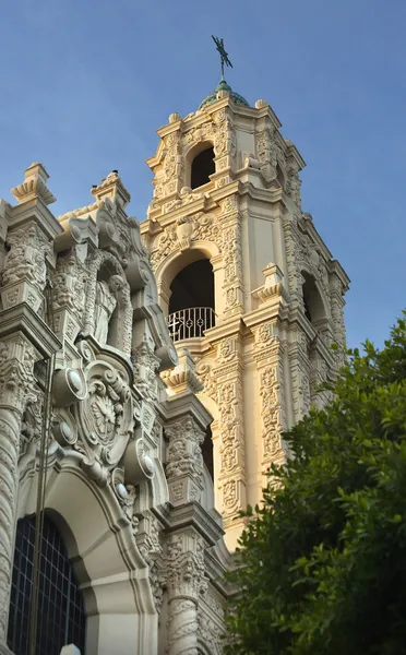 Front Ornate Steeple Mission Dolores São Francisco Califórnia — Fotografia de Stock