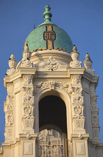 Ornate Steeple Mission Dolores San Francisco California — Stock Photo, Image