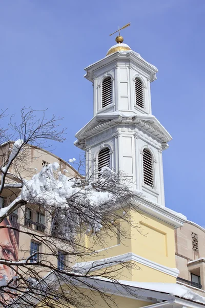 St. john kostelní věž prezident církve, Lafayettově parku po — Stock fotografie