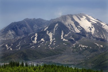 Close Up Mount Saint Helens National Park Washington clipart