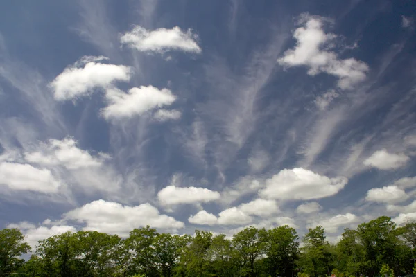 Nubes de tiempo justo — Foto de Stock