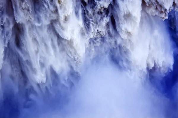 Queda para o oceano Rugido Snoqualme Falls Cachoeira Washingto — Fotografia de Stock