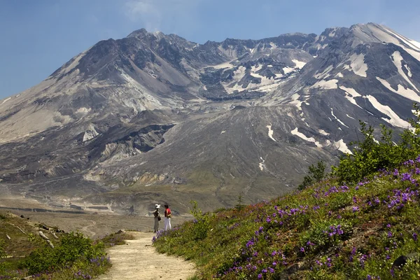 Hiking Mount Saint Helens National Park Washington — Stock Photo, Image
