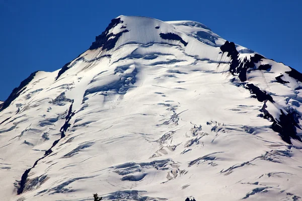 Mount baker sneeuw berg dicht omhoog van kunstenaar wijs washington — Stockfoto