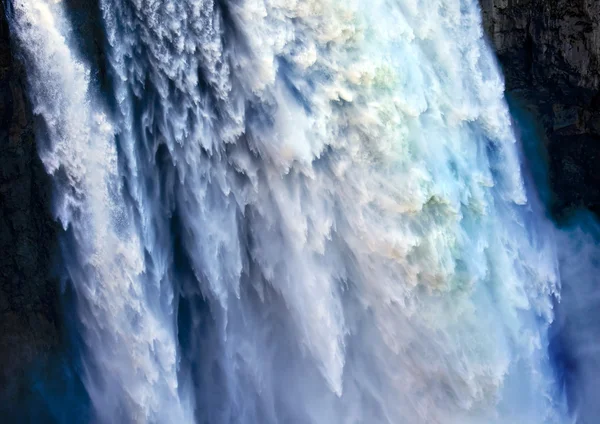 Cascata Caos Snoqualme Falls Astratto Washington State Pacifi — Foto Stock