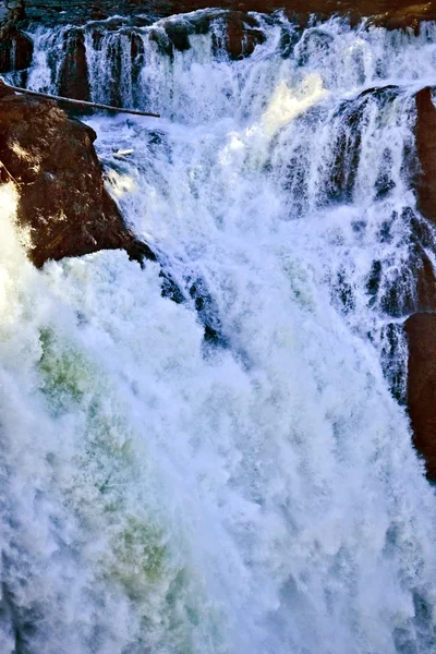 Quedas de Snoqualme Cachoeira Estado de Washington Pacífico Noroeste — Fotografia de Stock