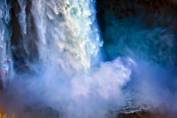 Тихоокеанський Nort Snoqualme Falls водоспад анотація штату Вашингтон — стокове фото