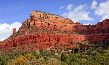 Red Rock Canyon Chapel of the Holy Cross Sedona Arizona clipart