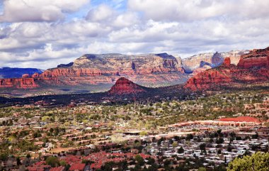 Chimney Rock Bear Mountain Orange Red Rock Canyon West Sedona Ar clipart