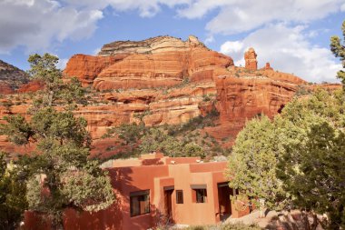 sedona arizona Boynton red rock canyon bina mavi gökyüzü