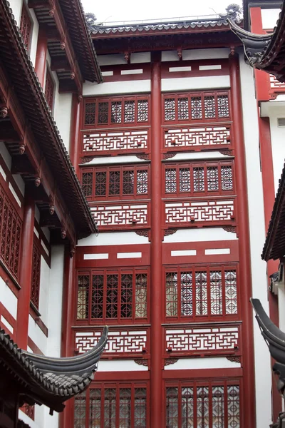 Alte shanghai Gebäude yuyuan garden china — Stockfoto