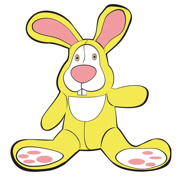 stock vector Plush hare