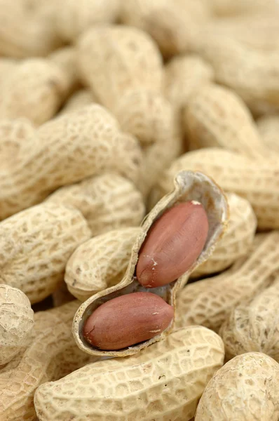 Fechar de amendoins — Fotografia de Stock